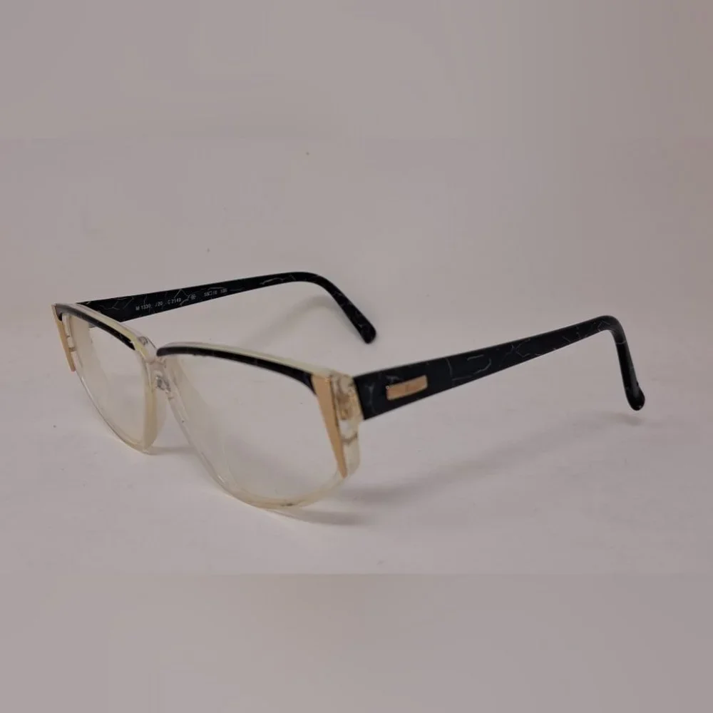 Silhouette Womens Eye Glasses Frames Vintage Black M1330 / 20 C2149  55-10-135
